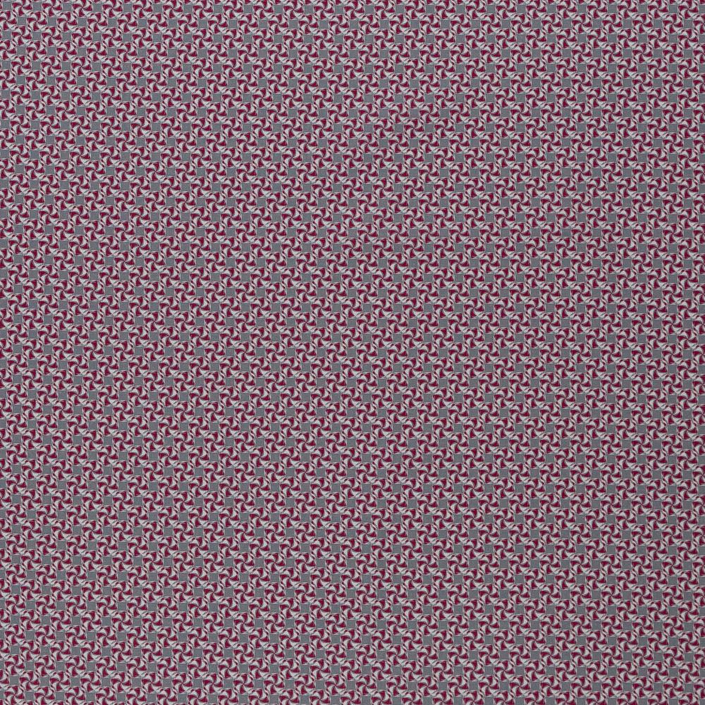 Baumwollpopeline KIM | grafisches Muster | grau-pink | Ökotex 3