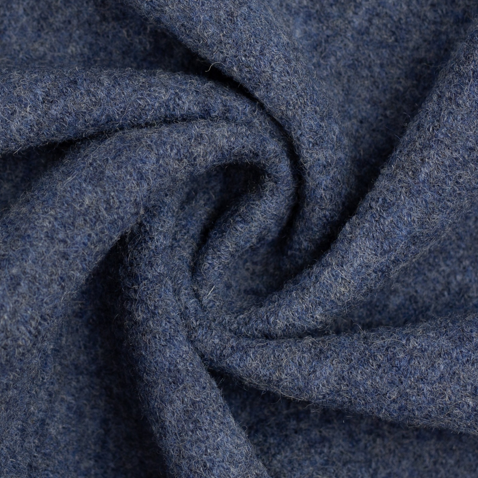 NAOMI Melange | gekochte Wolle | Walk | 100 Wolle | jeansblau