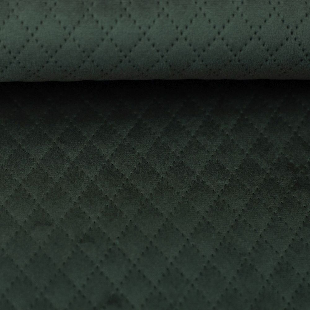 85 cm REST Samt Stepper | Steppstoff | TOKIO | H/W 23/24-Farben | smaragd