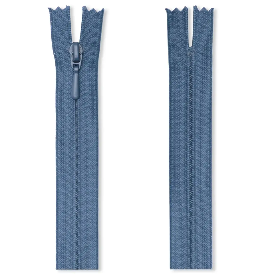 Reißverschluss FLA , nahtfein | Prym | 25 - 60 cm | für Röcke und Kleider | S2 | jeansblau