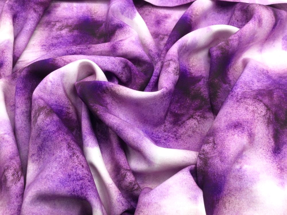 Viskose Webware VIOLLETA | purple | Digitaldruck | für Kleider, Blusen &amp; Hosen 2