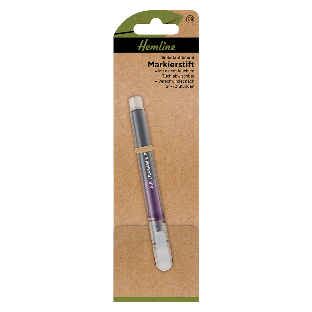 Hemline Markierstift | Trickmarker | selbstauflösend | lila
