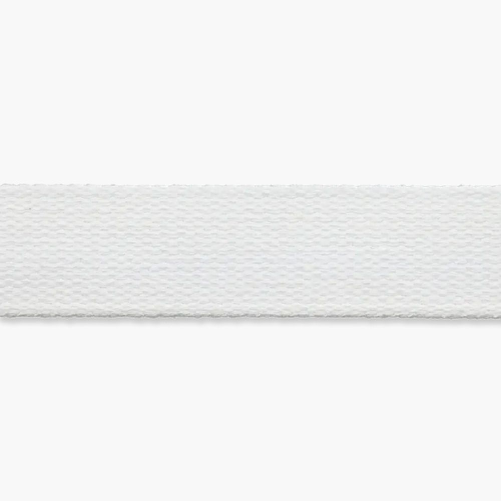 Gurtband 25 mm Baumwolle | weiß