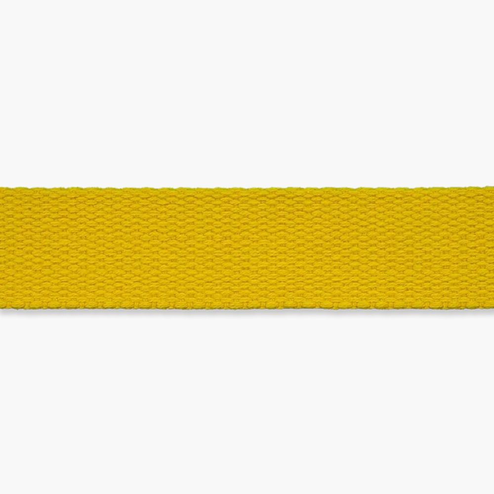 Gurtband 25 mm Baumwolle | gelb