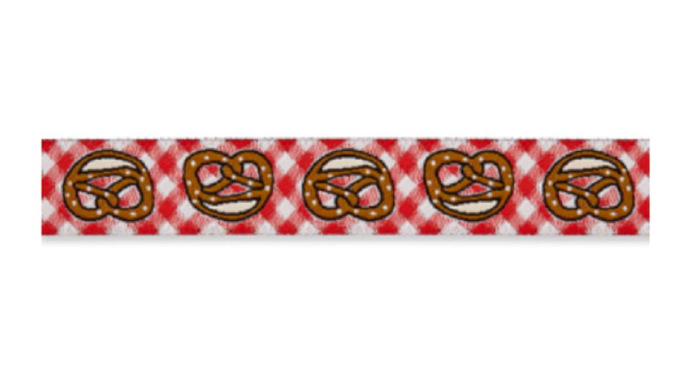 90 cm REST Webband Brezel rot