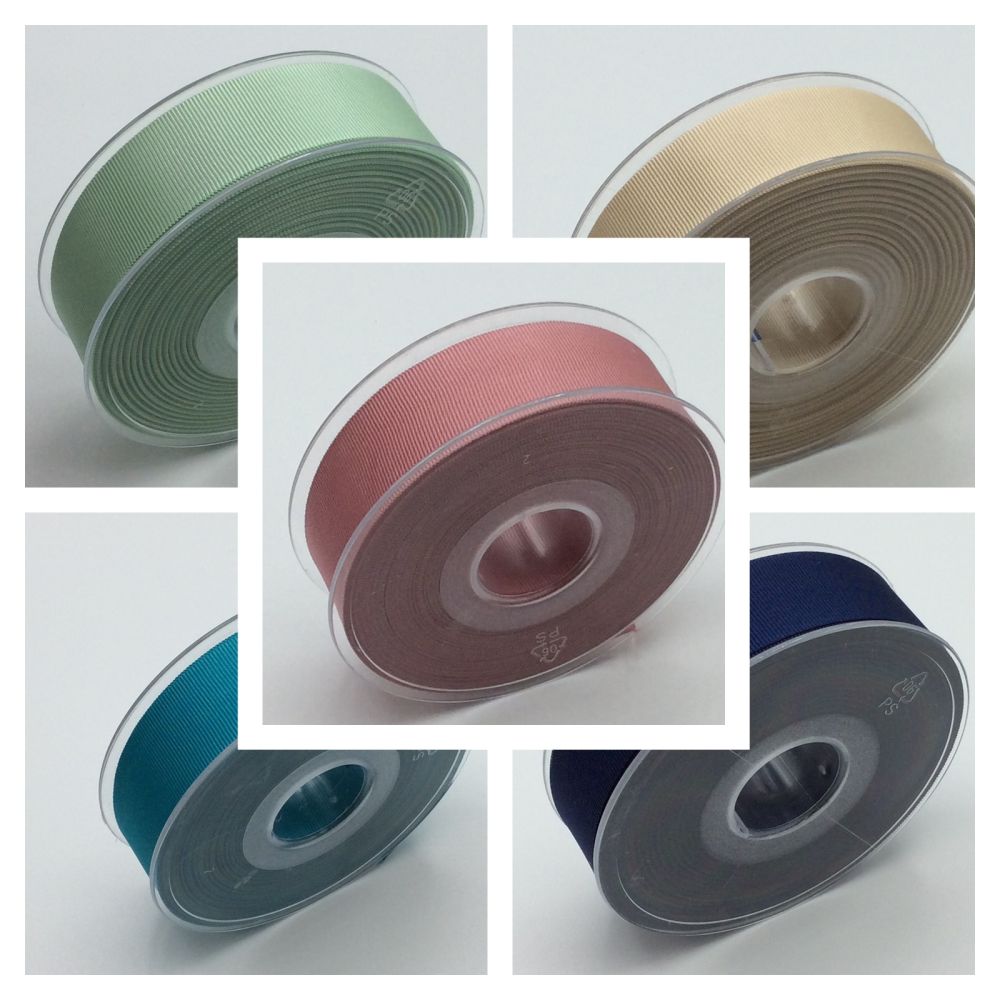 Ripsband uni 25 mm breit | viele Farben