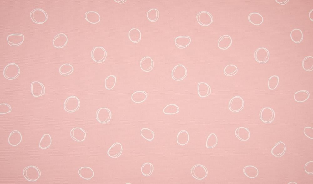 Canvas Baumwolle | CIRCLES | salmon