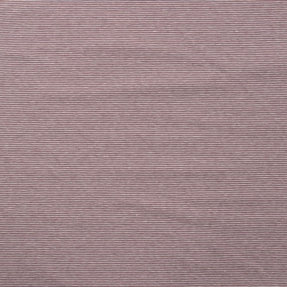 Baumwolljersey Mini-Streifen | Streifenbreite 1 mm | Ökotex | mauve - weiß