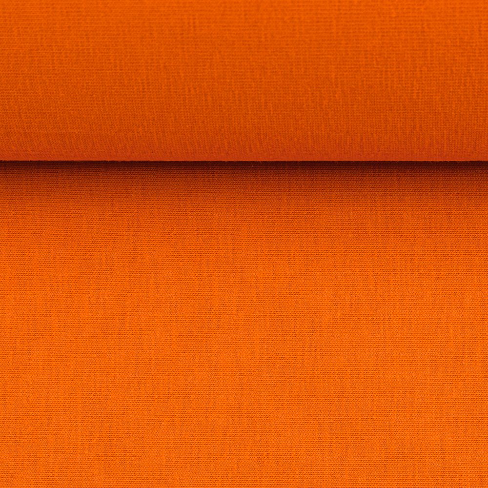 Baumwolljersey VANESSA | uni | Ökotex | orange 424 2