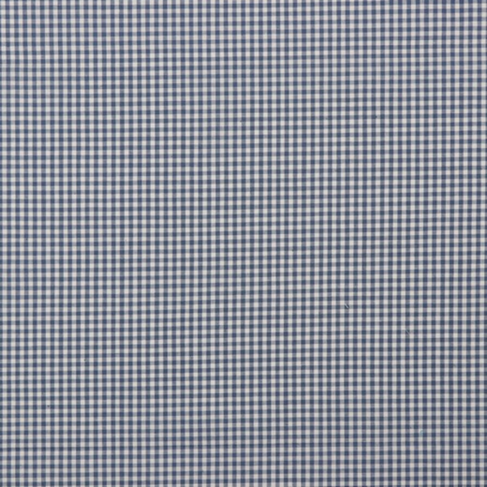 Baumwollstoff Popeline CHECK 2.7 mm | Ökotex | by Poppy | blue