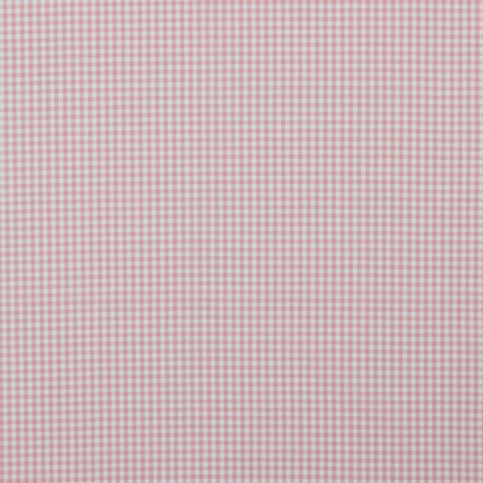 Baumwollstoff Popeline CHECK 2.7 mm | Ökotex | by Poppy | rosa