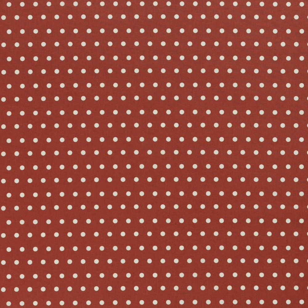 Beschichtete Baumwolle LEONA | Punkte 6 mm | terracotta 3