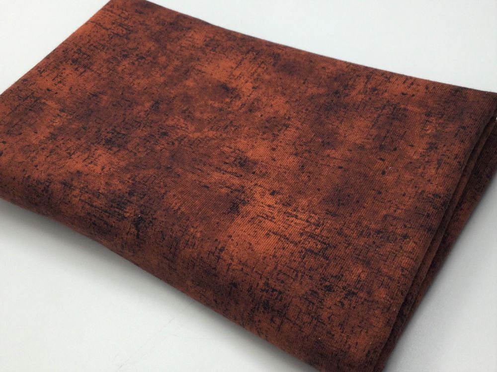 Bio Baumwolljersey RAW TEXTURE | cognac | Ökotex