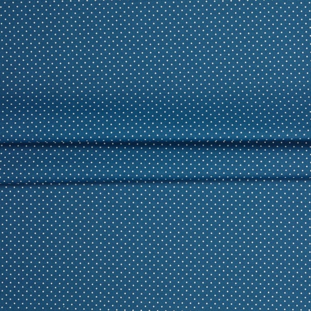 42 cm REST Beschichtete Baumwolle | PETIT DOTS | schmutz- und wasserabweisend | blue
