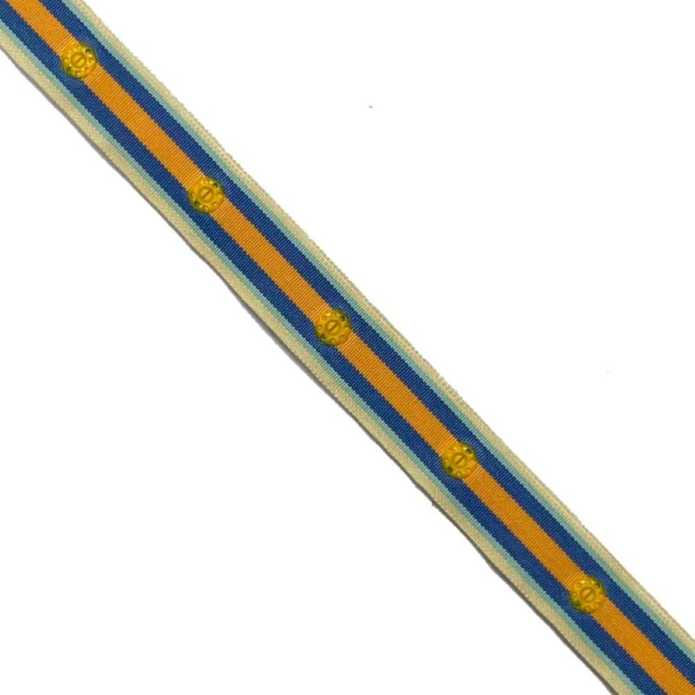 Druckknopfband 2,5 cm Knopfabstand | 18 mm breit | multicolor