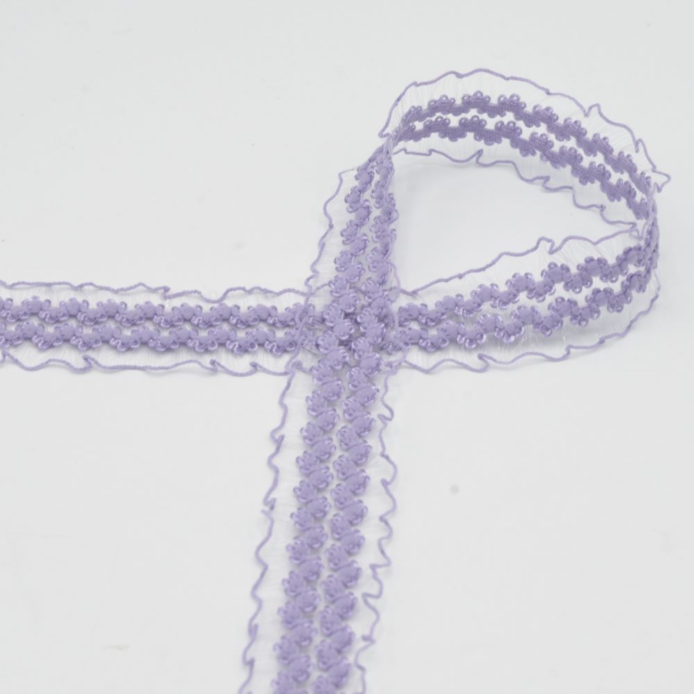 Elastische Spitze | 30 mm breit | dusty lilac
