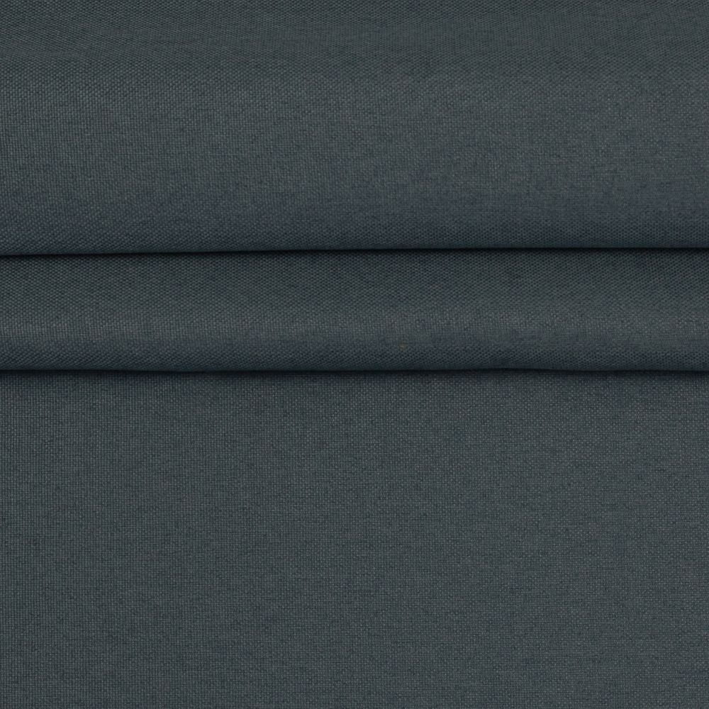 Canvas mit schwarzer Filzabseite | Polsterstoff | jeansblau