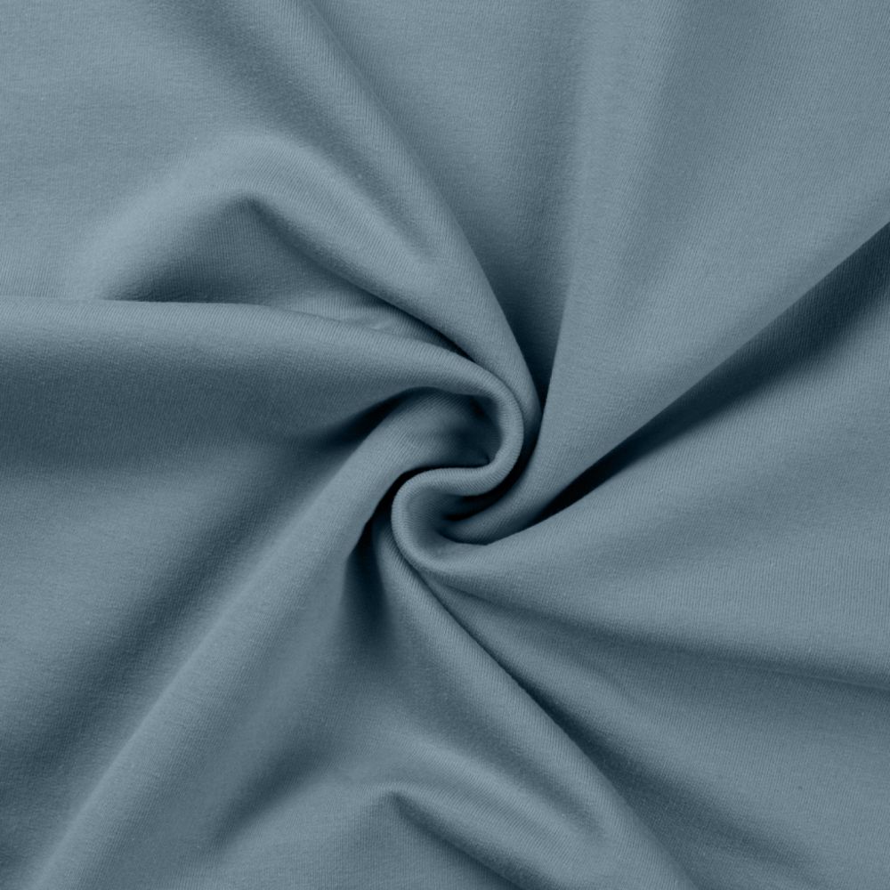 French Terry | Ökotex | dusty blue | ab 50 cm