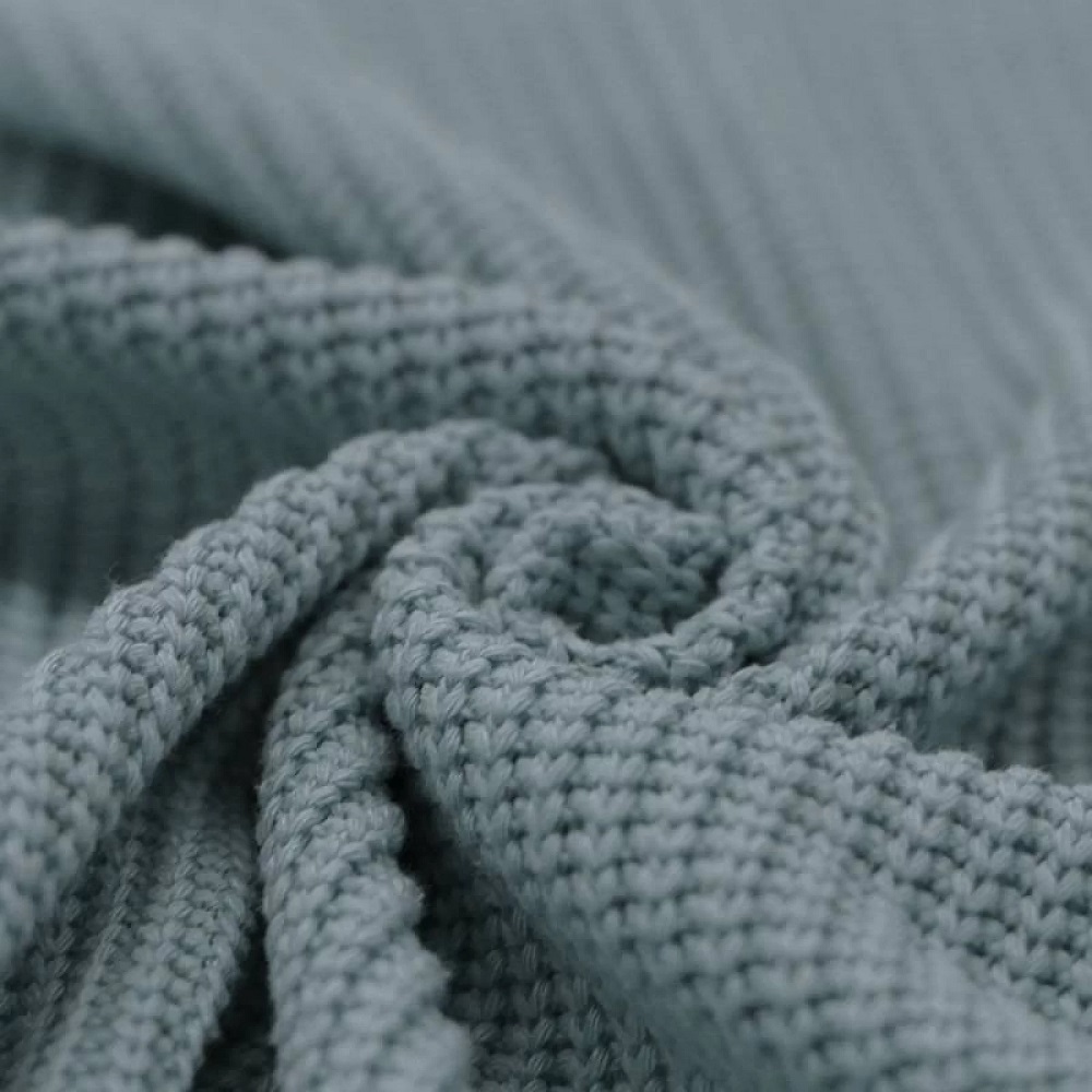Big Knit | Grobstrick | Strickstoff | Baumwolle | Ökotex | altgrün | ab 0,5 m 2