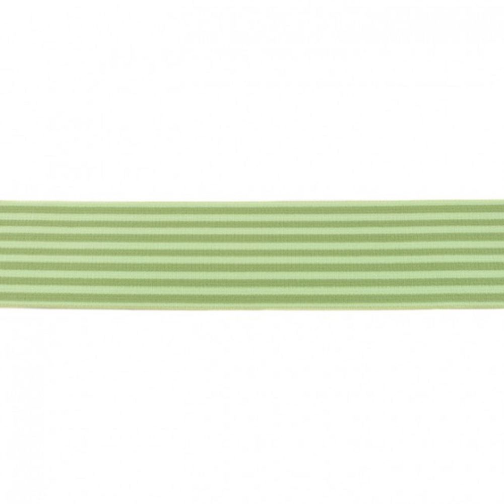Gummiband Streifen | 40 mm | 2-farbig | lime