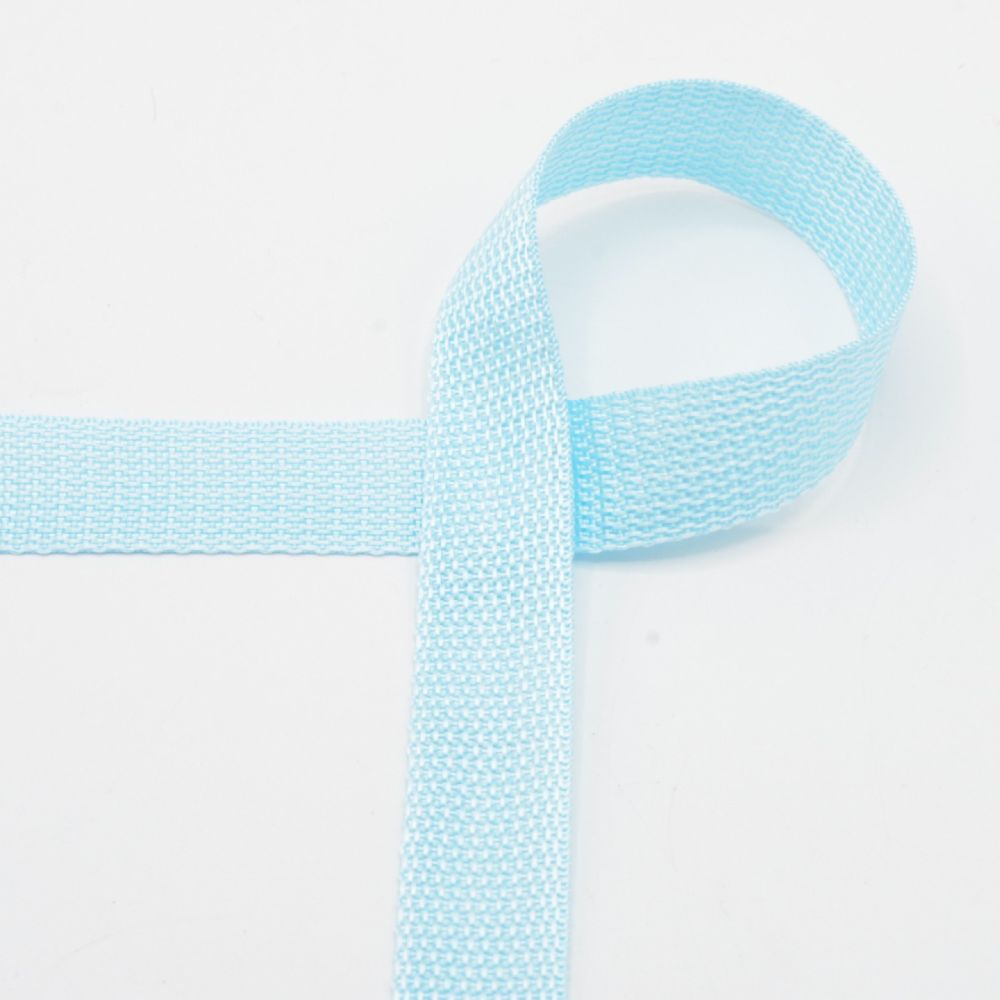 Taschengurtband Polyester 25 mm | baby blue