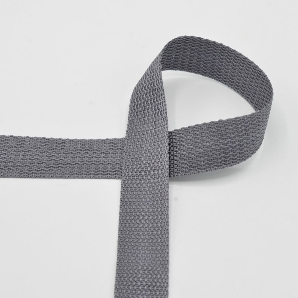 Taschengurtband Polyester 25 mm | grey