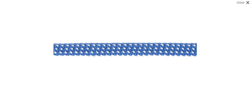 Flachkordel | Hoodieband | 10 mm | blau-weiß