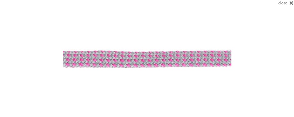 Flachkordel | Hoodieband | 10 mm | grau-pink