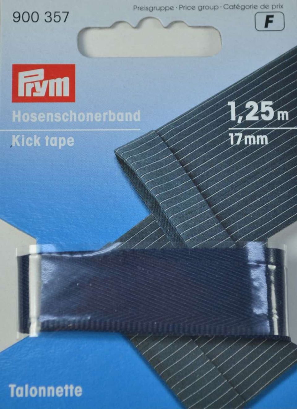 Hosenschonerband | Stoßband | aufbügelbar | 17 mm | marine | Prym 900357