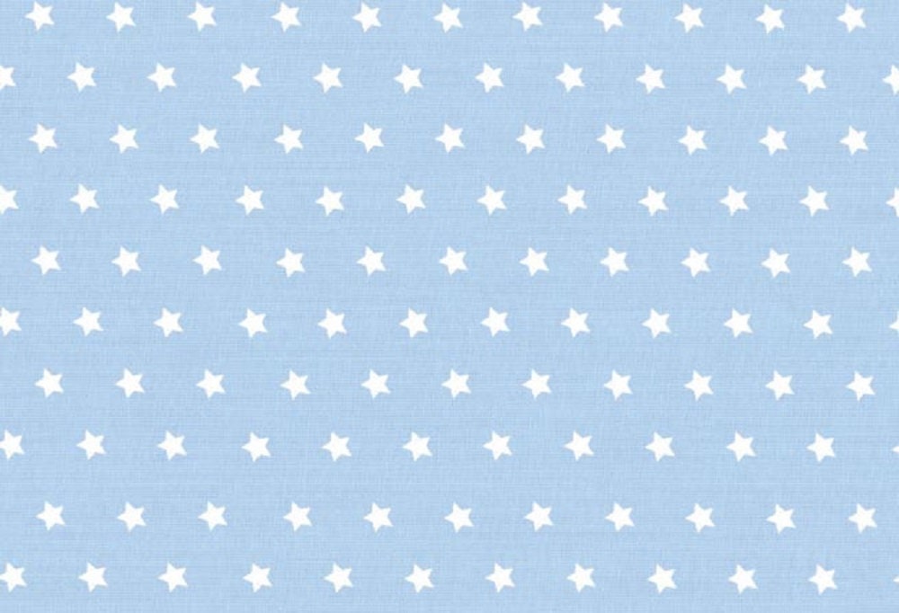 Baumwollstoff Druckstoff Westfalenstoffe Capri | Sterne bleu-weiß