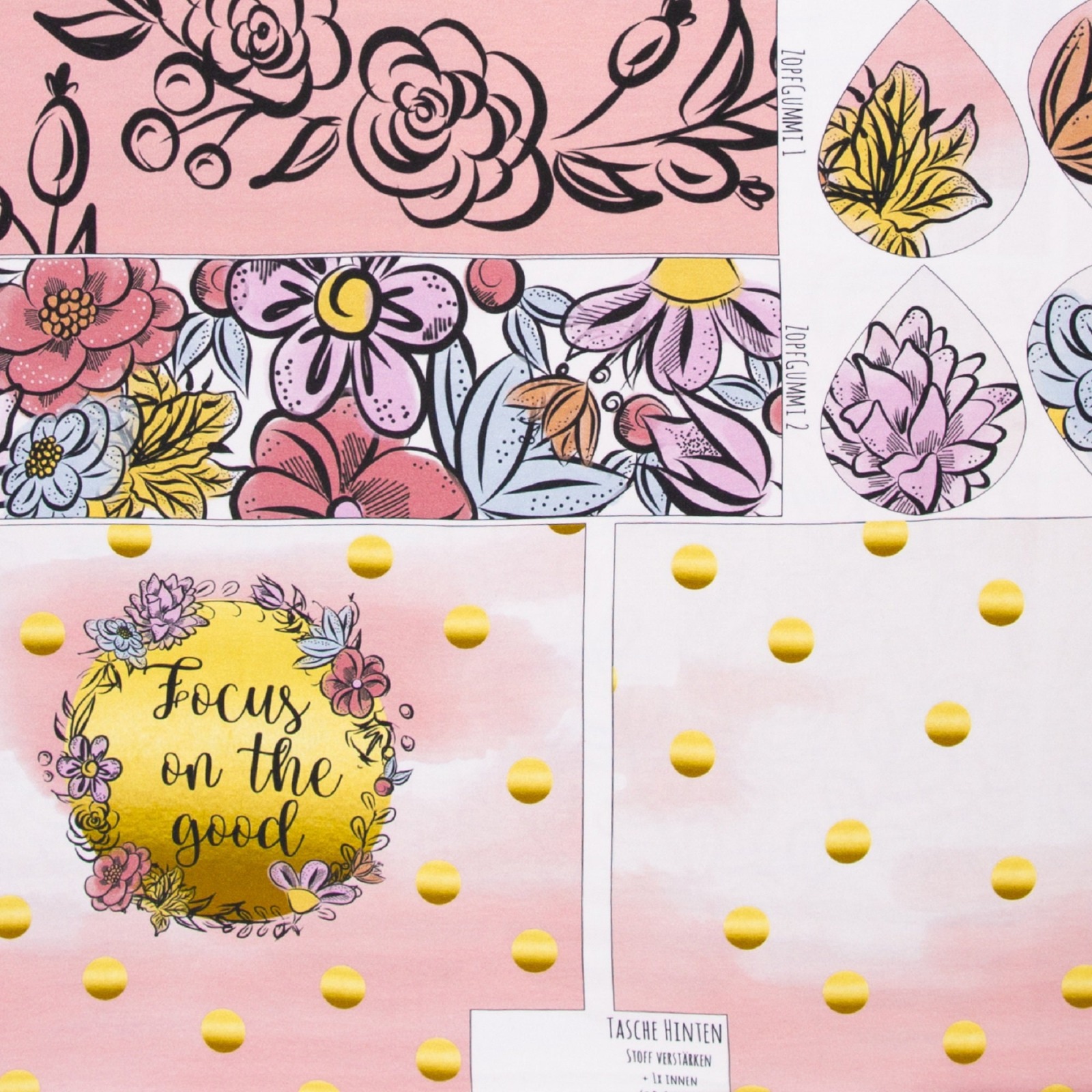 Beauty Kit Panel by Cherry Picking | Kosmetiktäschchen nähen 4