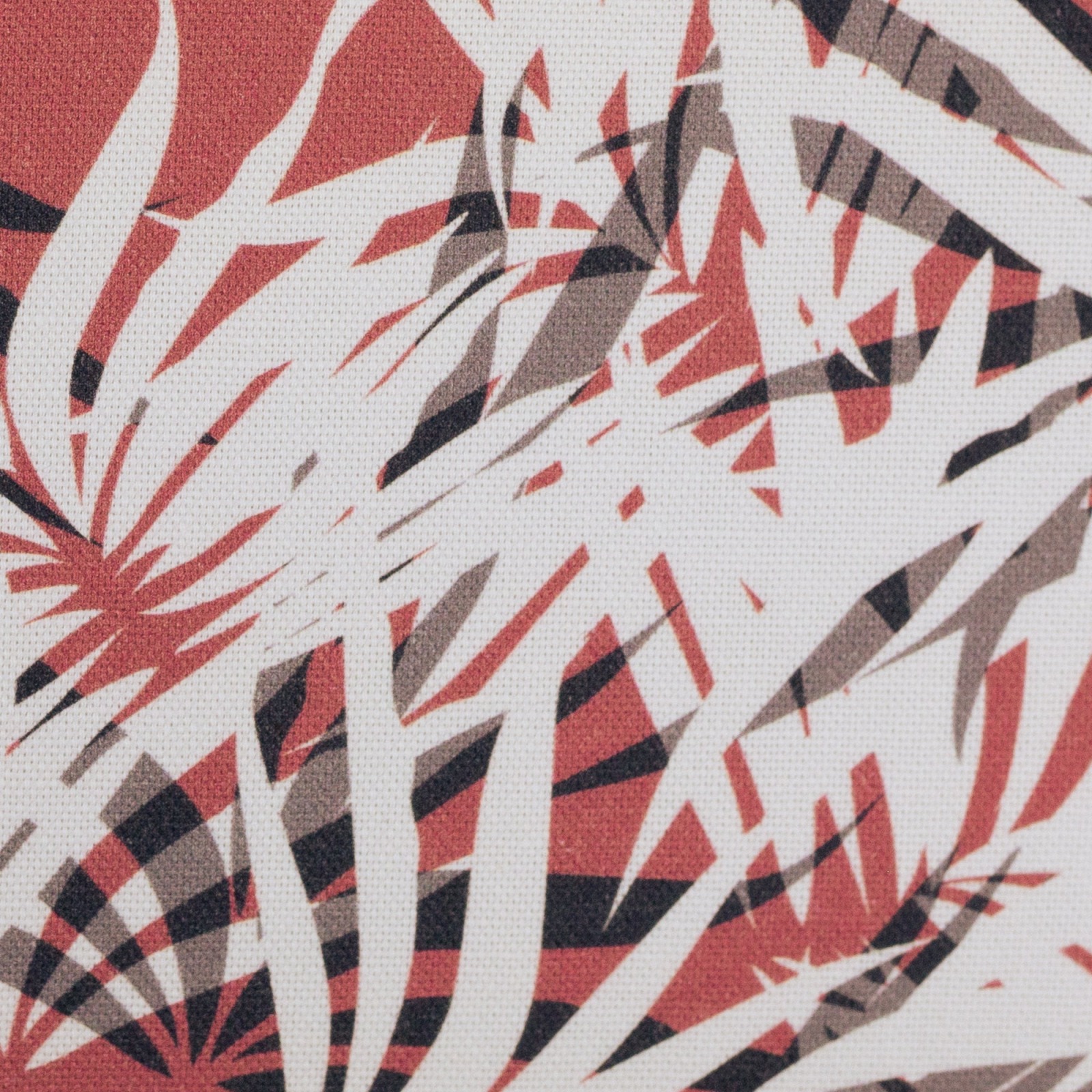 Canvas Dekostoff RINTELN, Blätter, koralle