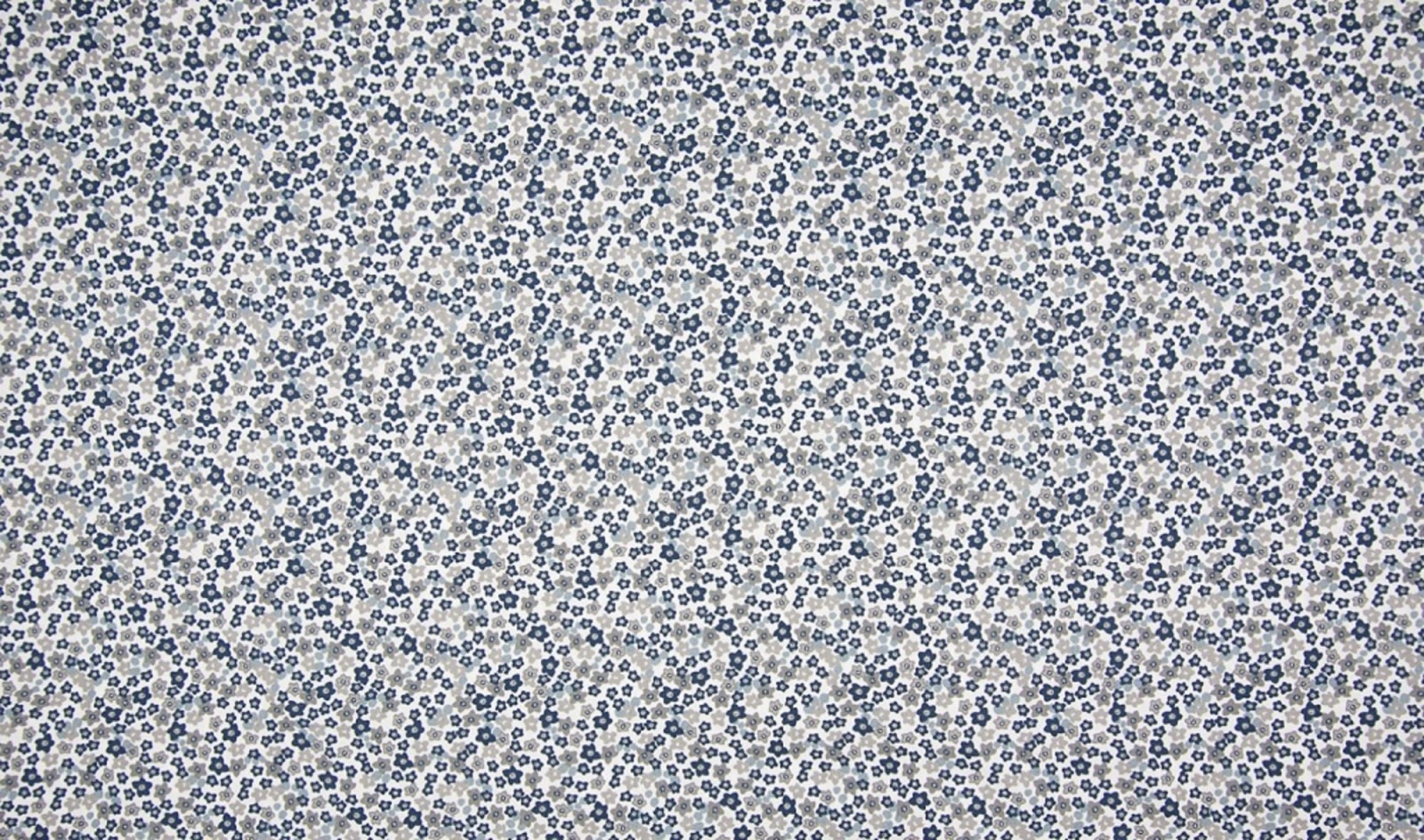 Stoffpaket Baumwolle | Popeline | floral | dusty blue | 3x25 cm 3