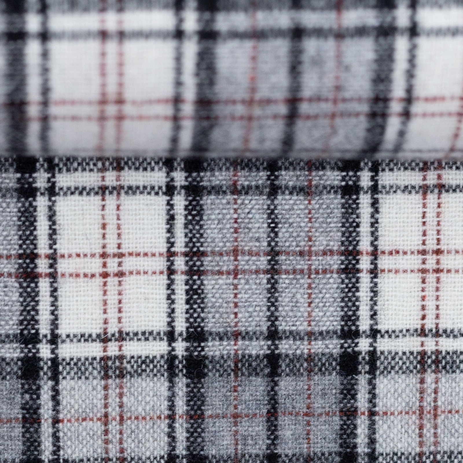 Tweed GANT Fransenpanel | Karo | grau-naturweiß 3