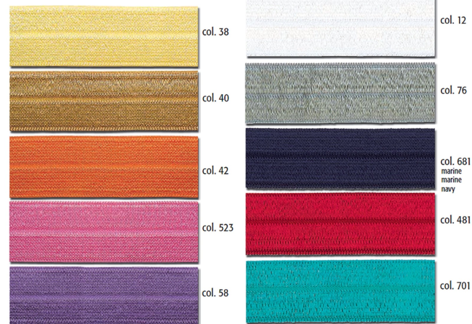 Gummiband für Unterwäsche | Einfaßband elastisch | 20 mm breit | verschiedene Farben 2