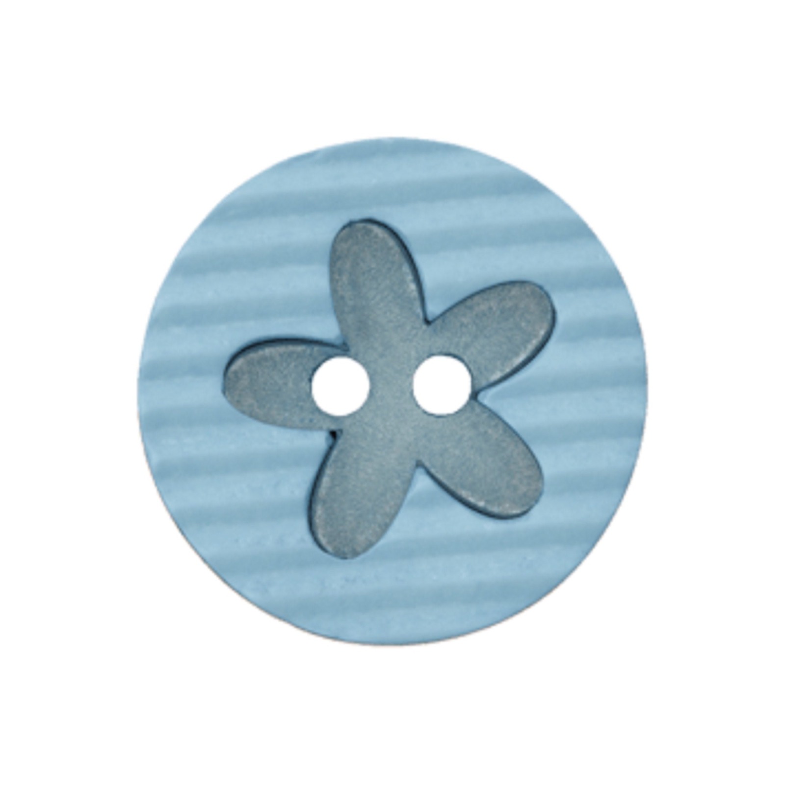 Polyesterknopf Blume 2-Loch | 20 mm | 10 Farben | 3 Stück 8
