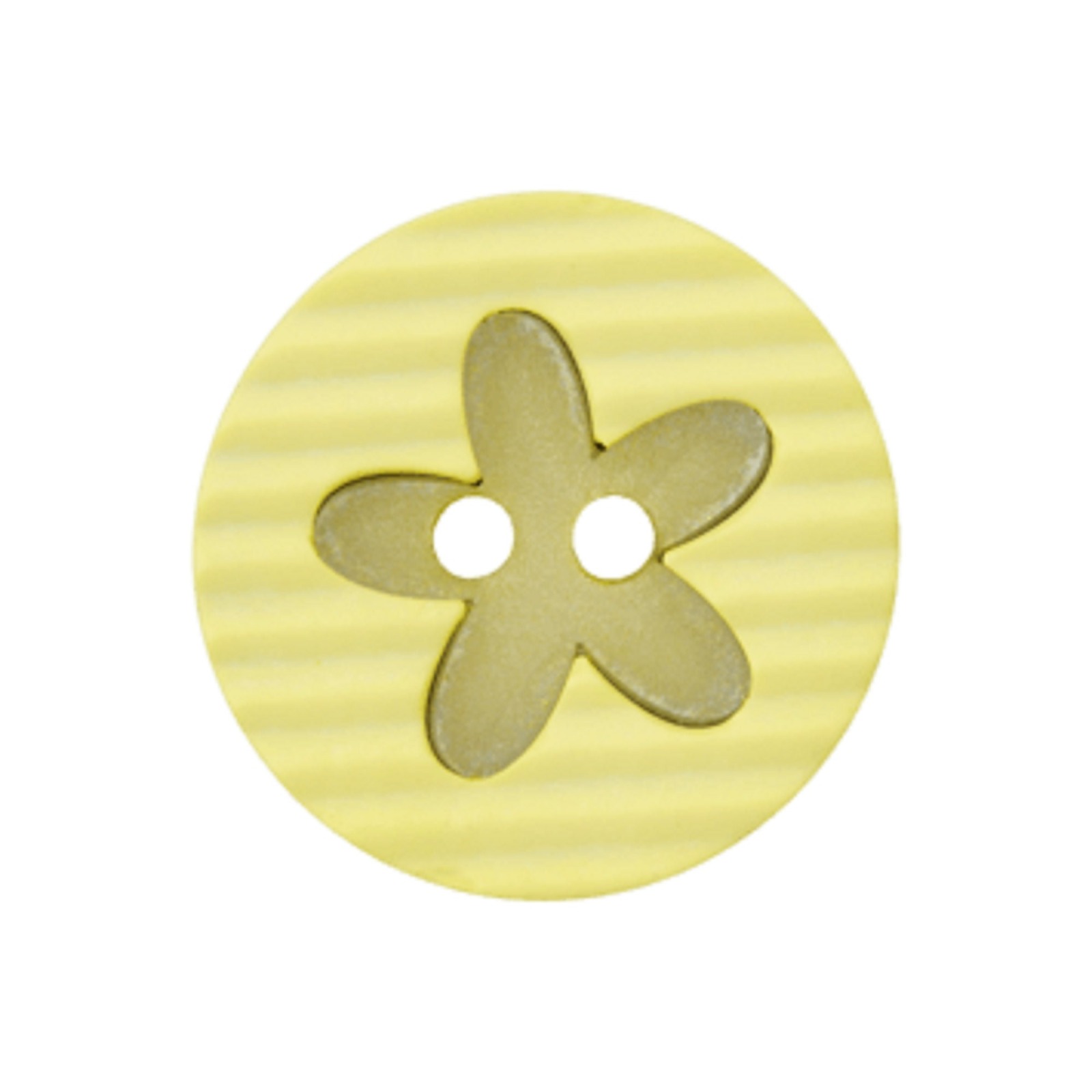 Polyesterknopf Blume 2-Loch | 20 mm | 10 Farben | 3 Stück 5