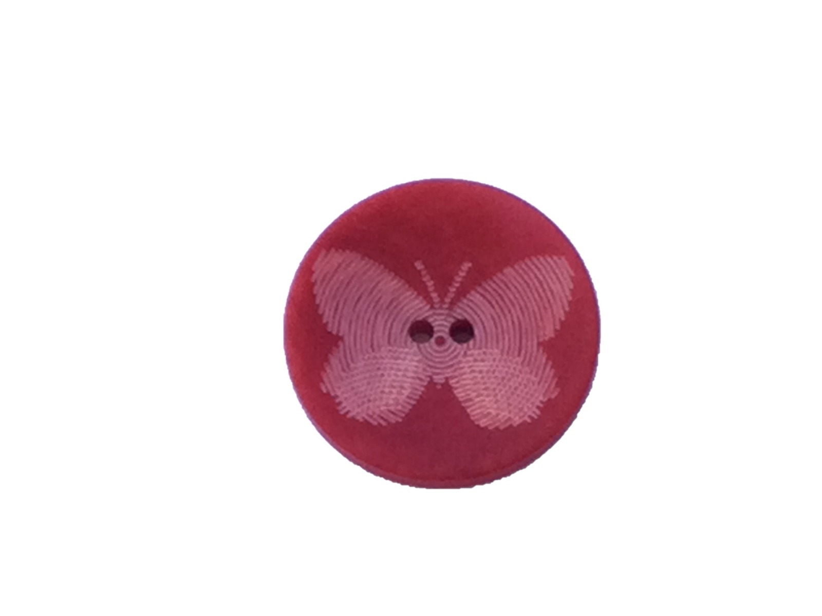 Kinderknopf Schmetterling | 20 mm | 3 Farben | 2 Loch 4