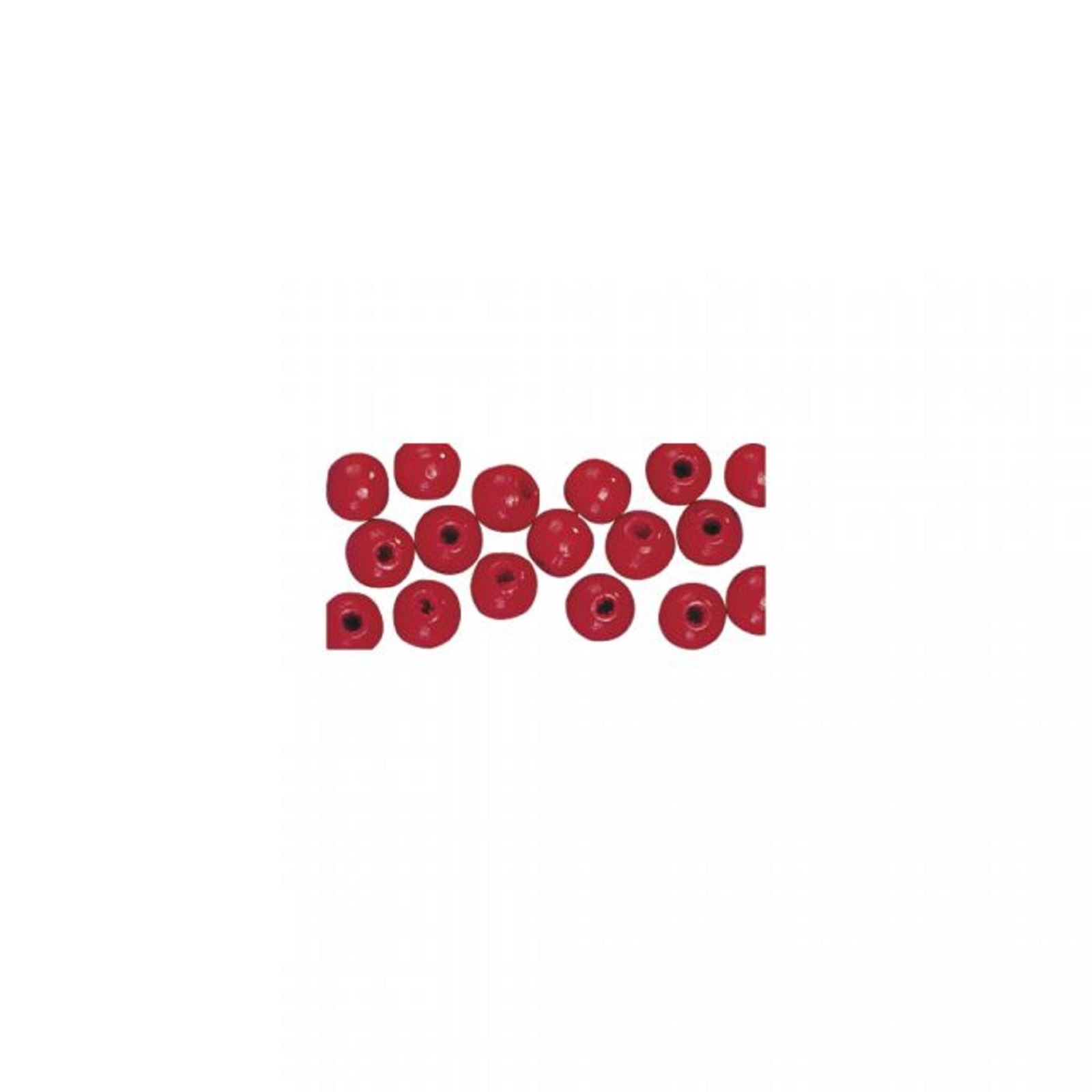 Holzperlen rot | 8 mm | poliert | Rayher