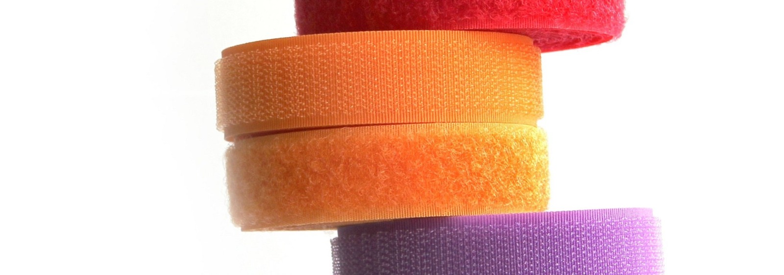 Klettband Haken- und Flauschband 20 mm breit - orange - 2m-Packung
