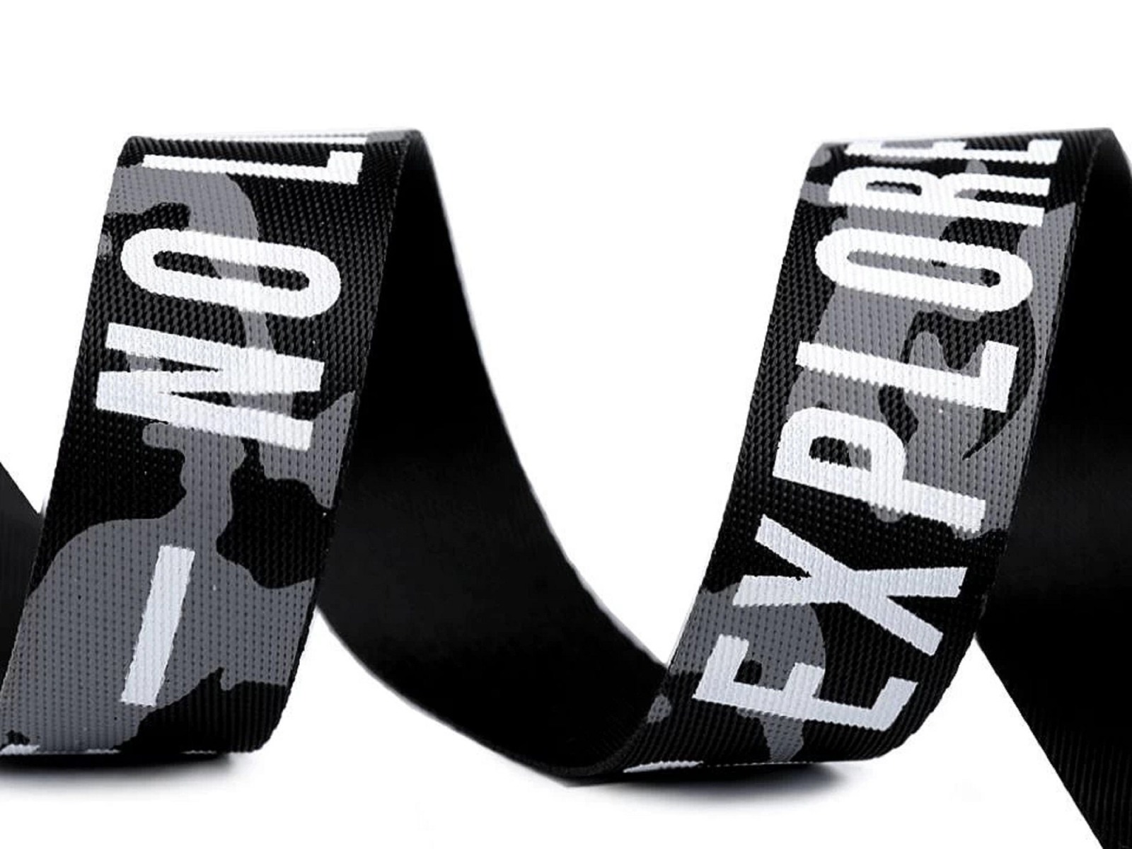 1,75 m REST Gurtband | Band | NO LIMITS | Camouflage, grau | 25 mm breit