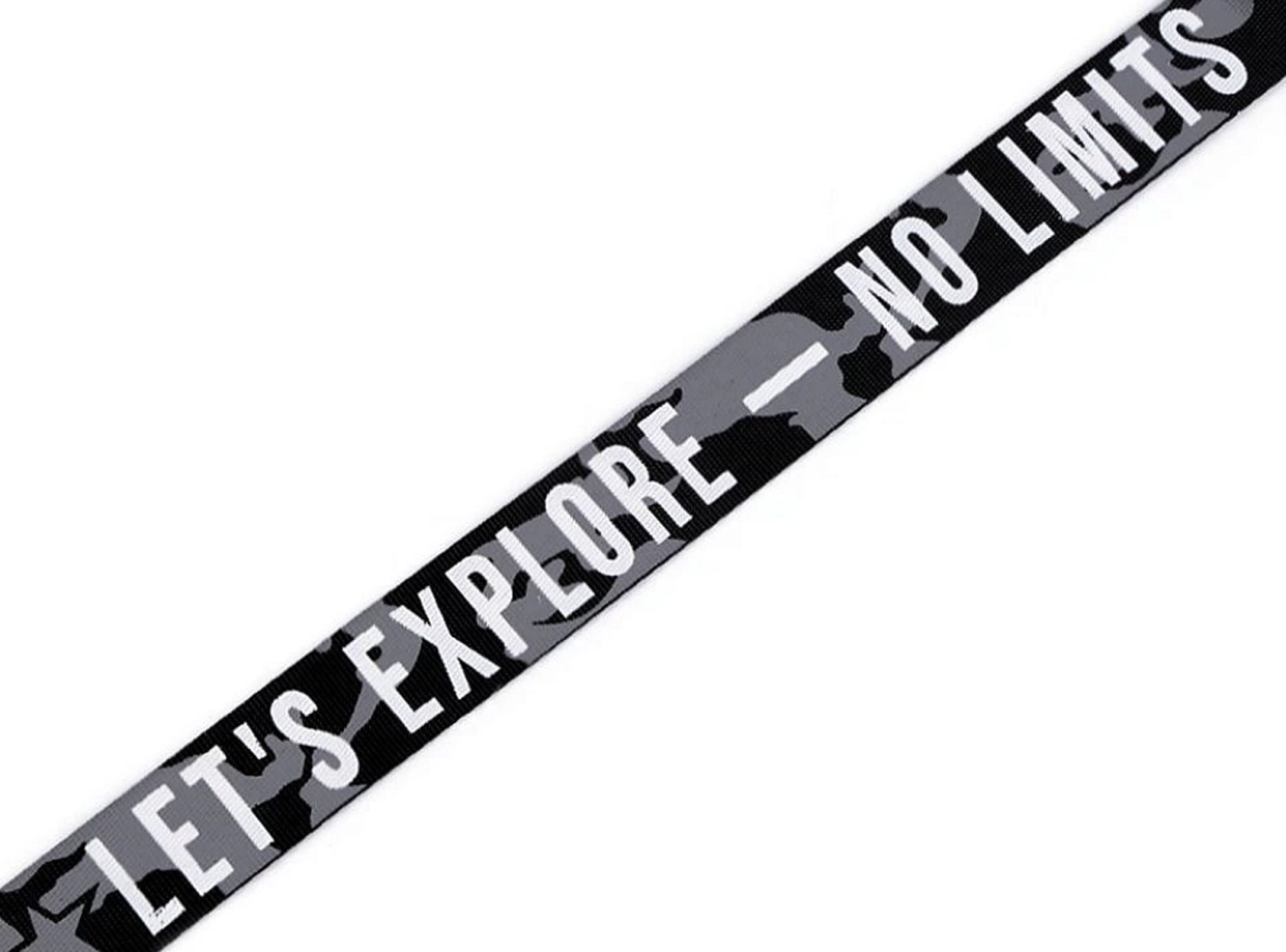 1,75 m REST Gurtband | Band | NO LIMITS | Camouflage, grau | 25 mm breit 3