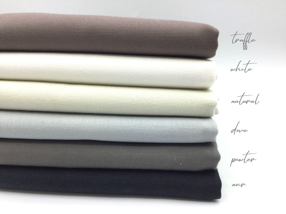 41 cm REST Dekostoff PANAMA Fryetts Fabrics | uni | dove 2