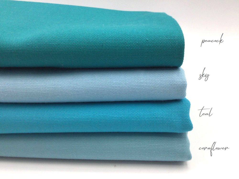 Dekostoff PANAMA Fryetts Fabrics | uni | teal 3