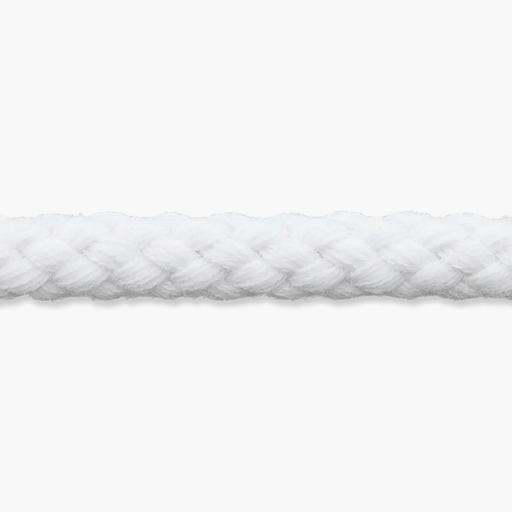 Kordel Hoodiekordel 7 mm | Baumwolle | weiß