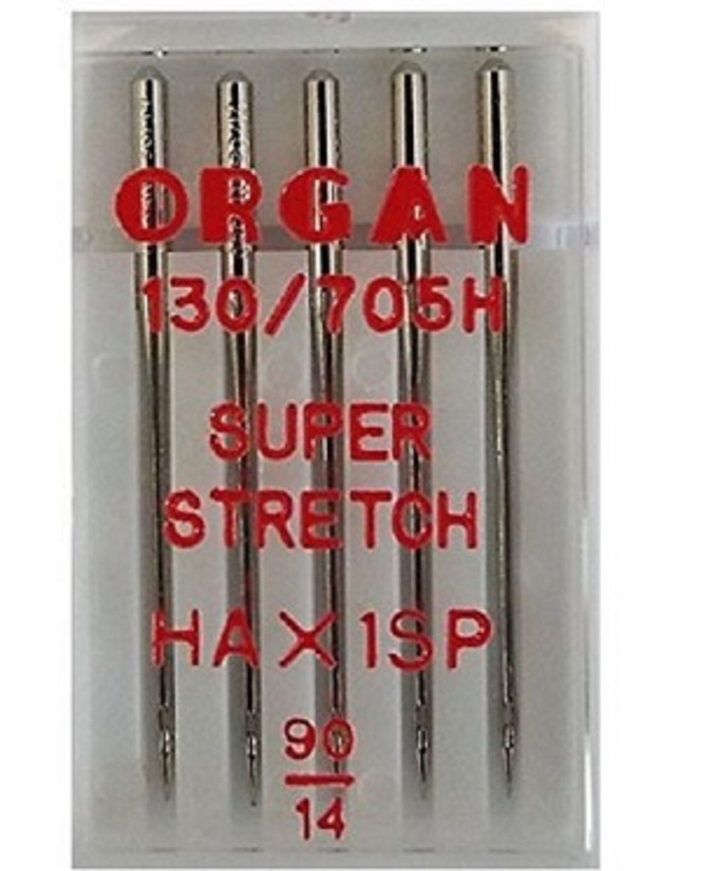 Organ Maschinennadeln 90 HA x 1 SP Super Stretch á 5 Stück