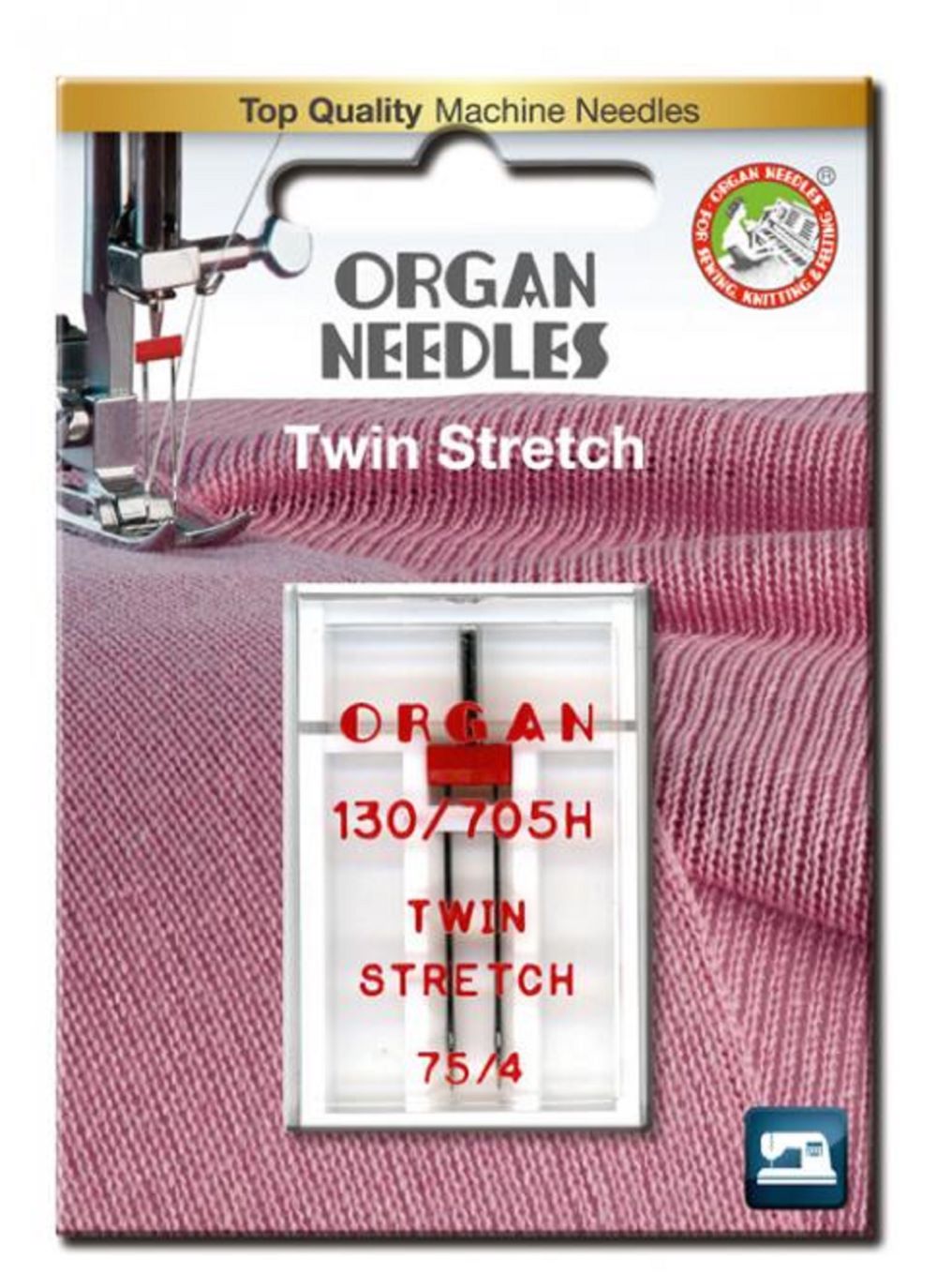 Organ Maschinennadel 130/705 H Twin Stretch 075/4,0 á 1 Stck.