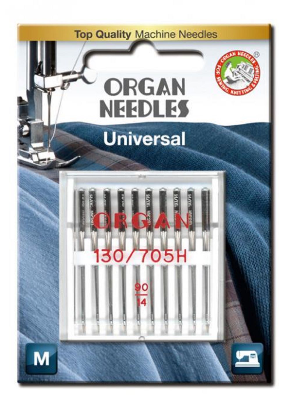 Organ Maschinennadeln 130/705 H Universal 090 á 10 Blister