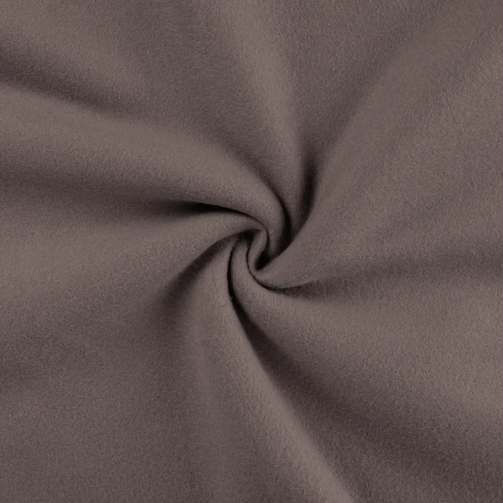 BIO Baumwoll Fleece | 100 % Baumwolle | Ökotex | dusty brown | ab 50 cm