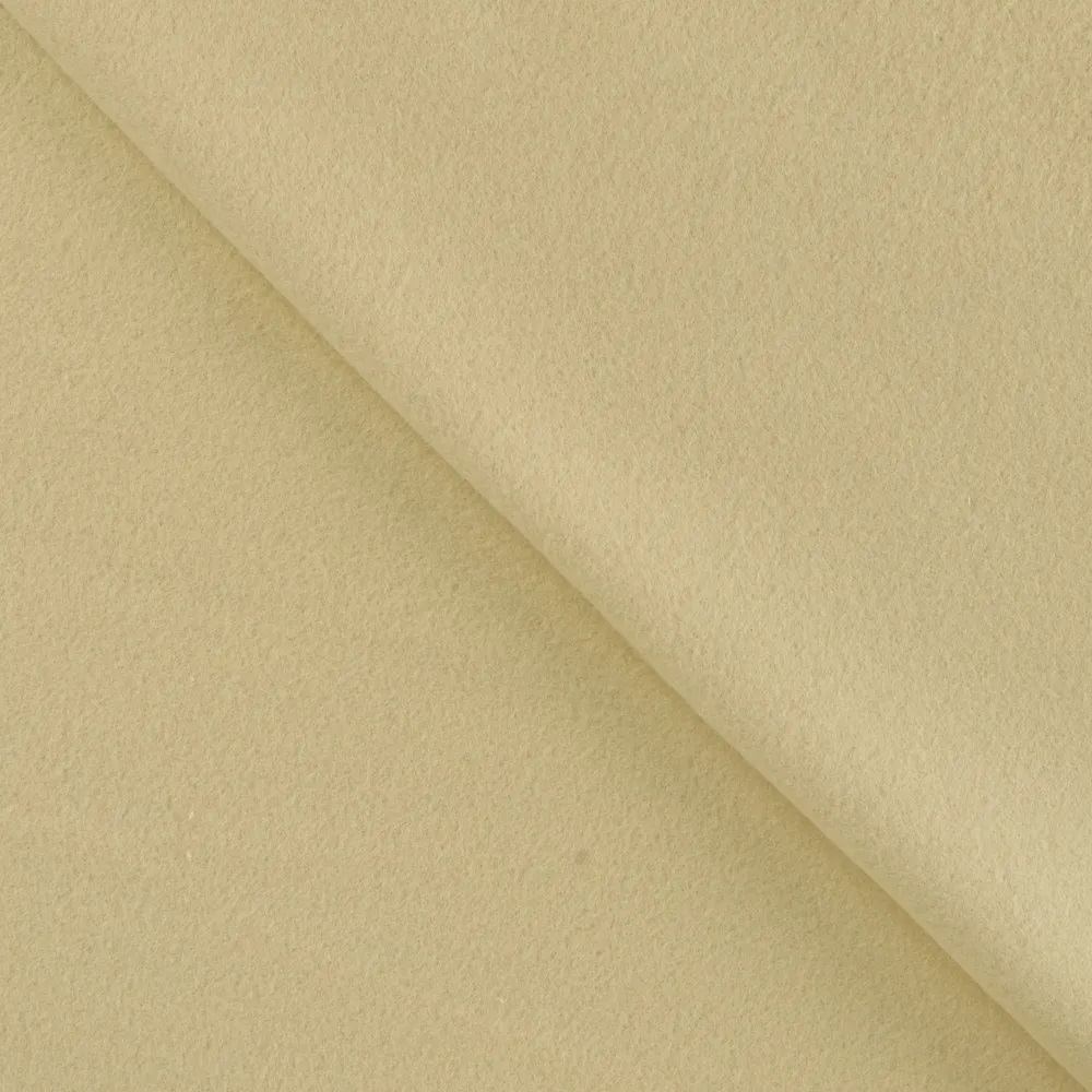 BIO Baumwoll Fleece | 100 % Baumwolle | Ökotex | dusty yellow | ab 50 cm 2